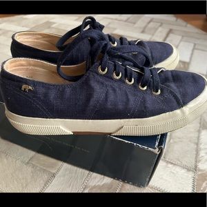 Supergra X Jennifer Meyer Navy Denim Sneaker